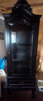 Barok vitrine kast, Huis en Inrichting, Kasten | Vitrinekasten, Ophalen, Gebruikt, Met deur(en), 200 cm of meer