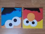 Elmo en Koekiemonster prentjes, Ophalen of Verzenden, Gebruikt