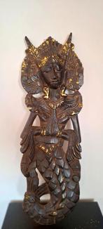 wanddecoratie indonesie houtsnijwerk, Antiek en Kunst, Ophalen of Verzenden