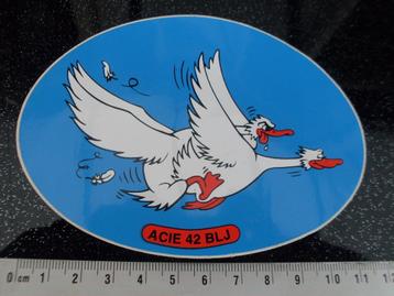 sticker acie 42 blj leger army parende ganzen humor KL beschikbaar voor biedingen