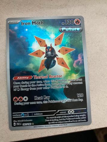 Iron Moth pokemonkaart 187/182 beschikbaar voor biedingen