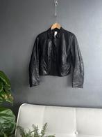 Donker bruine Leren Jack, Bruin, Maat 42/44 (L), Ophalen of Verzenden, Zo goed als nieuw