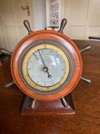 Vintage barometer stuurwiel nautisch Gischard, Gebruikt, Ophalen of Verzenden