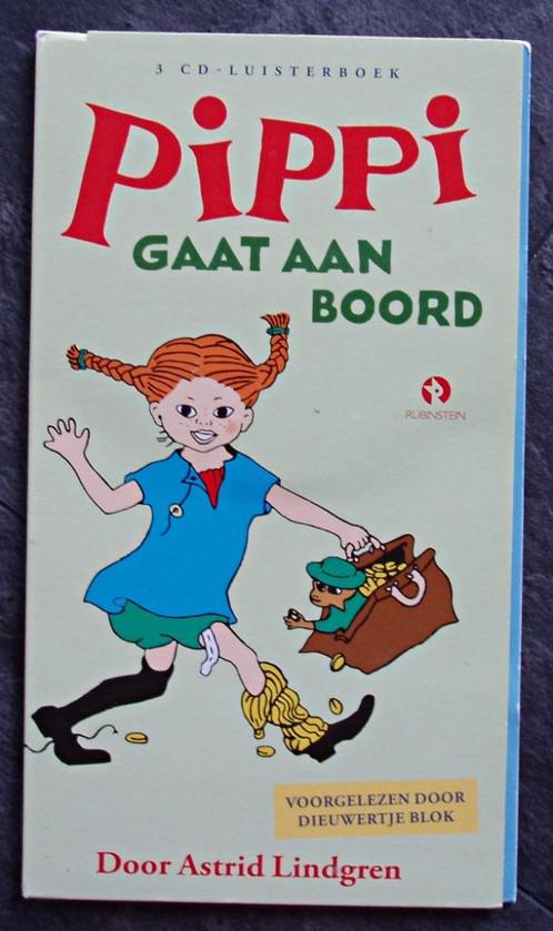 Luisterboek 3 CD - Pippi Langkous gaat aan boord, Boeken, Luisterboeken, Cd, Kind, Verzenden