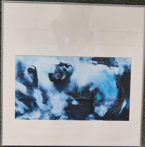 Fraai ingelijste zeefdruk, Ger Lataster - Nummer 7, Antiek en Kunst, Kunst | Litho's en Zeefdrukken, Ophalen