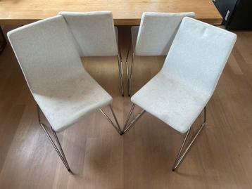 4x IKEA Lillanäs stoelen. Hoezen uitwasbaar beschikbaar voor biedingen