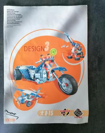 Bouwbeschrijving - instructie Meccano set 6700 (mei 2003). beschikbaar voor biedingen