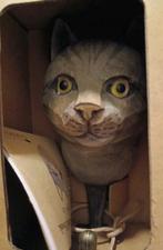 Wandhaak met handgesneden poezenkop Wildlife Garden Zweden, Huis en Inrichting, Woonaccessoires | Kapstokken, Wandhaken, Nieuw