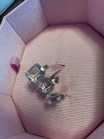 Mooie Swarovski oor clip met 3 strass kristallen, Sieraden, Tassen en Uiterlijk, Oorbellen, Overige materialen, Ophalen of Verzenden