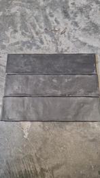 Tegels mat zwart 6.25cm x 25cm revoir paris 1.2m2, Nieuw, Ophalen of Verzenden