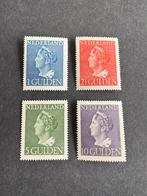 1946 Kon Wilh Konijnenburg NVPH nr 346-349 ongestempeld, Postzegels en Munten, Verzenden, Na 1940