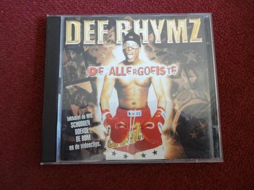 2 CD Def Rhymz – De Allergoeiste , 5326992, Cd's en Dvd's, Cd's | Nederlandstalig, Zo goed als nieuw, Rap of Hip Hop, Boxset, Ophalen of Verzenden