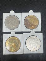 Lotje 4x Liberty Peace Dollar United States 1923 & 1935, Ophalen of Verzenden, Noord-Amerika, Zilver