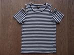 Meisjes D-XEL cold shoulder zomer top shirt korte mouw 128, D-XEL, Meisje, Ophalen of Verzenden, Zo goed als nieuw