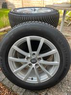 Originele Audi A6 Winterwielset - Michelin 225/60R17, Ophalen, Gebruikt, Banden en Velgen, 17 inch