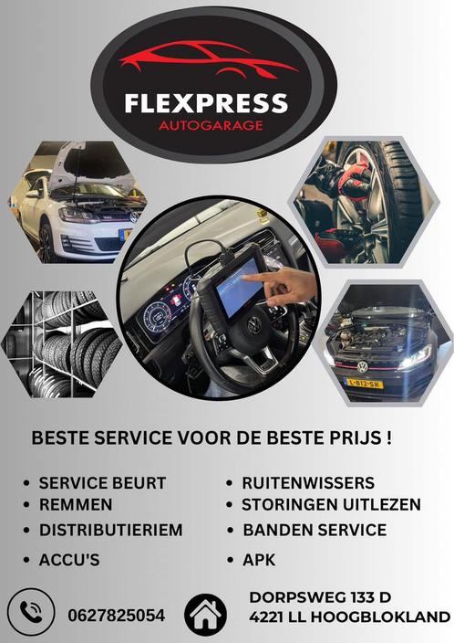 Flexpress Autogarage, banden service, reparatie, diagnostiek, Diensten en Vakmensen, Auto en Motor | Monteurs en Garages, Apk-keuring