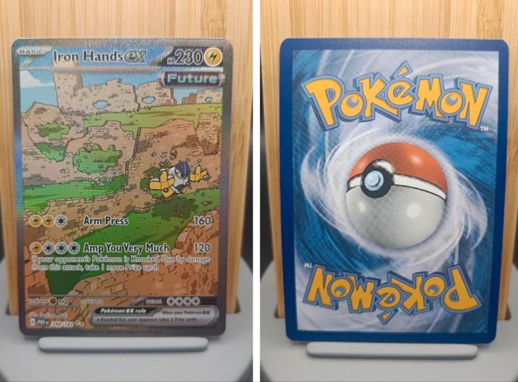 Iron Hands 248/182 Paradox Rift - Pokemon Kaart, Hobby en Vrije tijd, Verzamelkaartspellen | Pokémon, Zo goed als nieuw, Losse kaart