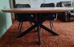 Ovale eethoek met 4 stoelen 4 maanden oud, Ophalen, Zo goed als nieuw, Modern, 4 tot 6 stoelen