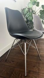 Zwarte kuipstoel - eetkamerstoel, Huis en Inrichting, Stoelen, Ophalen, Zo goed als nieuw, Zwart