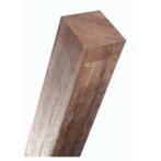 Azobe palen ruw 70x70mm div. lengtes, Tuin en Terras, Palen, Balken en Planken, Ophalen, 250 cm of meer, Palen