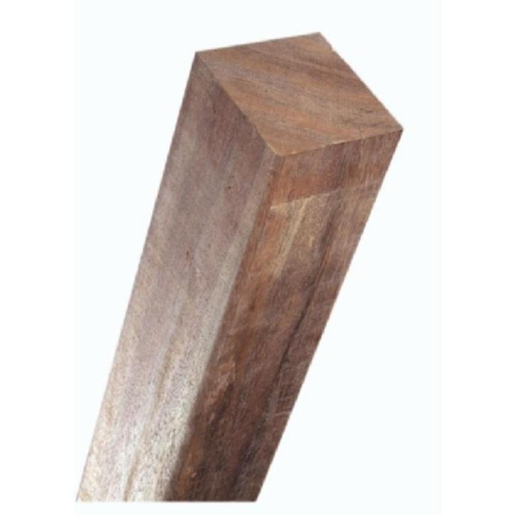 Azobe palen ruw 70x70mm div. lengtes, Tuin en Terras, Palen, Balken en Planken, Palen, 250 cm of meer, Ophalen