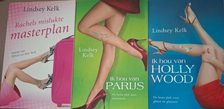 Lindsey Kelk: Ik hou van Hollywood & Parijs,Rachels mislukte, Boeken, Chicklit, Zo goed als nieuw, Ophalen of Verzenden