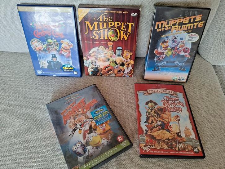 Muppets DVD en Video Collectie, Cd's en Dvd's, Dvd's | Kinderen en Jeugd, Gebruikt, Film, Komedie, Boxset, Alle leeftijden, Ophalen of Verzenden