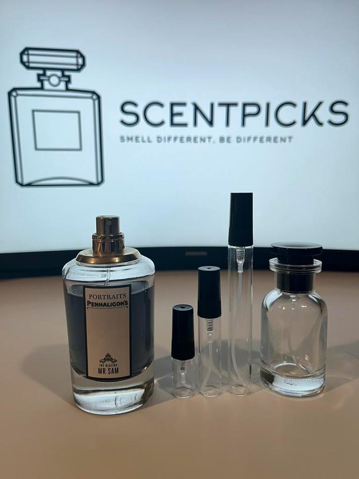 Penhaligons The blazing mr sam sample/decant/tester, Verzamelen, Parfumverzamelingen, Zo goed als nieuw, Ophalen of Verzenden