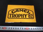 sticker camel trophy 1982, Verzamelen, Ophalen, Zo goed als nieuw