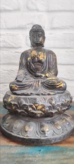 Mooi bronzen Buddha beeld, Antiek en Kunst, Ophalen of Verzenden