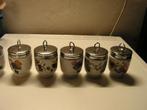 egg coddlers voor 2 eie, Antiek en Kunst, Antiek | Porselein, Ophalen of Verzenden