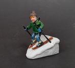 Luville kerst figuur ski kerstdorp, Ophalen of Verzenden, Zo goed als nieuw