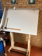 Technostyl Tekentafel / Hobbytafel met Lamp, Ophalen, Gebruikt, Minder dan 130 cm, Verlichting