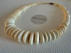 Q181/Vintage BOHO ketting van Been, Overige materialen, Gebruikt, Overige kleuren, Verzenden