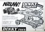 9 vintage advertenties reclames Dinky Toys speelgoed 57-71 a, Verzenden, Gebruikt