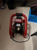 Brown Compressor - Goed Onderhouden, Doe-het-zelf en Verbouw, Compressors, Ophalen, Gebruikt, 6 tot 10 bar, Minder dan 200 liter/min