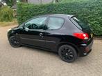 Peugeot 206+ 1.1 3D 2011 Zwart, Auto's, Peugeot, Voorwielaandrijving, 206+, Stof, Zwart