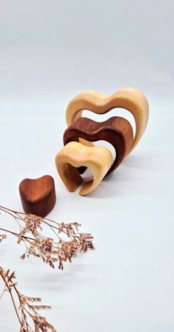 Bumbu Boys Houten Stapelhart - Educatief Speelgoed beschikbaar voor biedingen