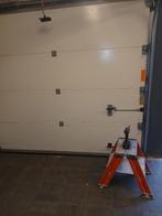 Sectionaal garagedeur  237,5 x 212.5. Antraciet, Ophalen, Garagedeur, Zo goed als nieuw, 120 cm of meer