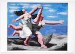 Twee vrouwen rennen op het strand - Pablo Picasso, Verzamelen, Foto's en Prenten, Zo goed als nieuw, Prent, Verzenden