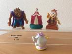 Disney Belle en Beest figuren mc Donald - 4 st voor 7 euro, Verzamelen, Ophalen, Assepoester of Belle, Zo goed als nieuw, Beeldje of Figuurtje