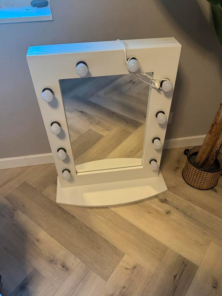 Make-up Spiegel met Verlichting, Huis en Inrichting, Woonaccessoires | Spiegels, Zo goed als nieuw, Minder dan 50 cm, Minder dan 100 cm