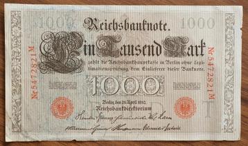 Reichsmark 1000 , Berlin 1910 beschikbaar voor biedingen