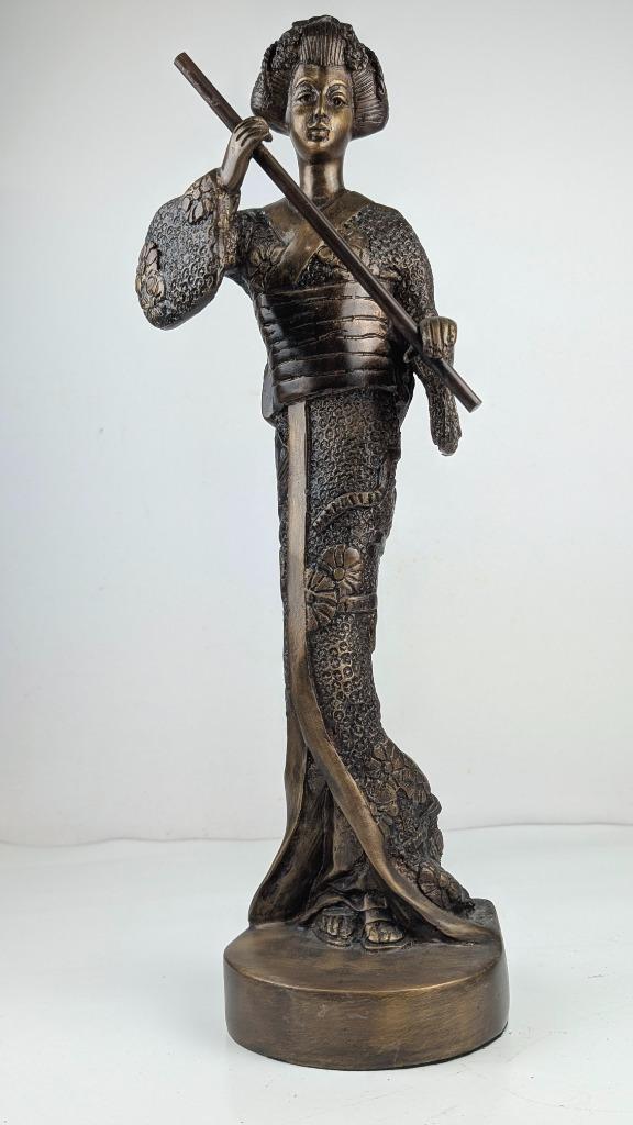 Mooi gedetailleerd standbeeld Japanse Geisha, Antiek en Kunst, Kunst | Niet-Westerse kunst, Ophalen