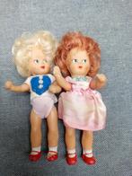 Vintage poppetjes, 2 stuks eind jaren '50, begin jaren '60., Verzamelen, Poppen, Ophalen of Verzenden, Gebruikt, Pop