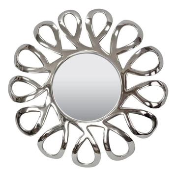 Spiegel - Colmore - 56x56cm - Aluminium/Nickel - Zilverkleur beschikbaar voor biedingen