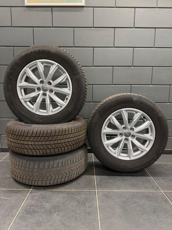 Audi 17” LM velgen met winterbanden 5x112, Auto-onderdelen, Banden en Velgen, Banden en Velgen, Winterbanden, 17 inch, 235 mm