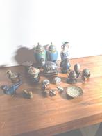 Collectie Cloisonné Miniatuur Ornamenten, Antiek en Kunst, Antiek | Emaille, Ophalen of Verzenden
