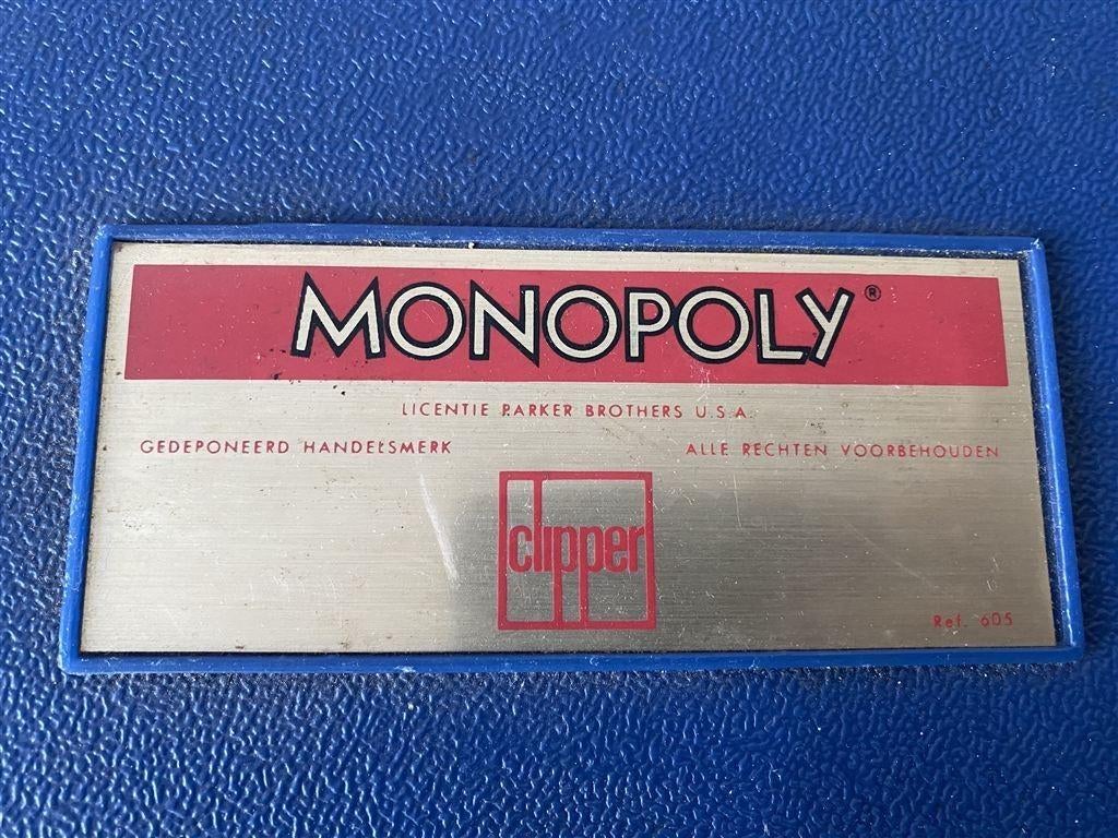 Monopoly clipper in mooie blauwe case [s577], Hobby en Vrije tijd, Gezelschapsspellen | Bordspellen, Ophalen of Verzenden, Zo goed als nieuw