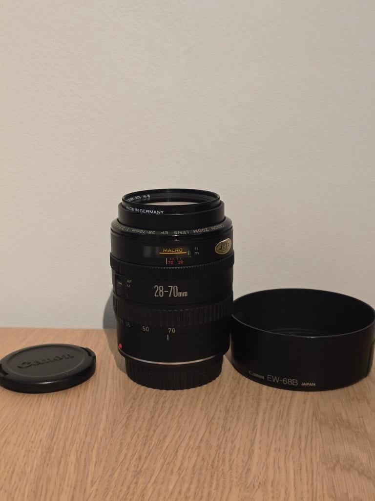 Canon EF 28-70mm f3.5-4.5 II lens met zonnekap en lensdop, Ophalen of Verzenden, Gebruikt